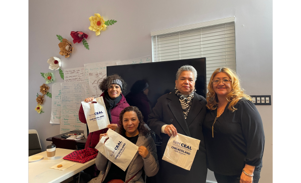 Equal Hope members with CEAL bags